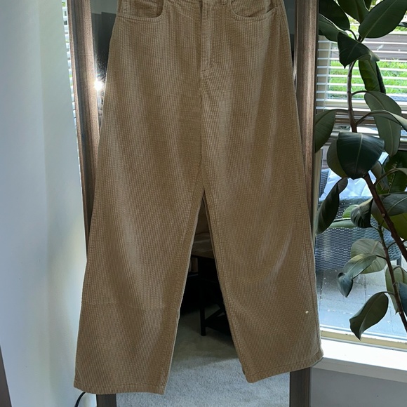 Zara Beige corduroy pants Size 2 - Picture 3 of 3